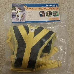 Canine auto safety harness